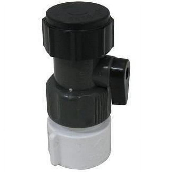 Drain Valve, Waterway, 3/4" Slip x Garden Hose