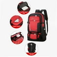 thumbnail image 4 of Large Capacity Travel Bag Outdoor Expandable 50-60L Backpack Hiking Travel Bag Large Capacity Backpack, 4 of 9