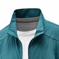 thumbnail image 2 of gbyLJF Mens Thin Hiking Jackets Spring Long Sleeve Quick-drying Sun Protective Jacket Full Zip Casual Tops Coats with Zipper Pockets, 2 of 5