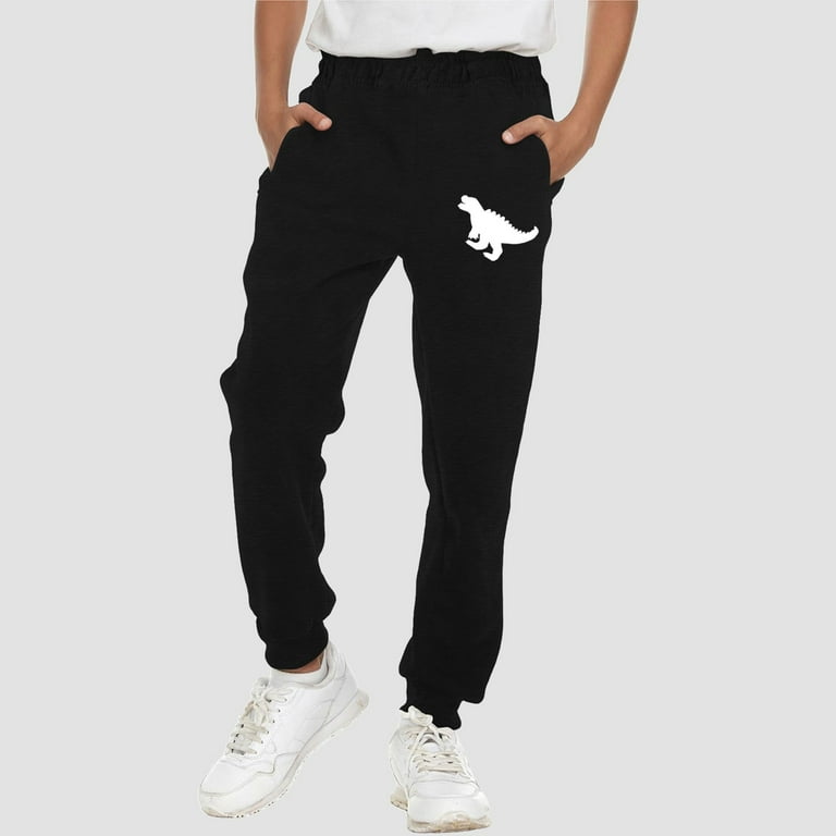 School Uniform Pants For Boys Boys Joggers Size 14-16 Boys' Open - Main Image