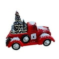 thumbnail image 3 of Estatua de de Navidad con forma de camión, decoración navideña, colección de resina, escultura, adorno de mesa para estante, escritorio,, 3 of 8
