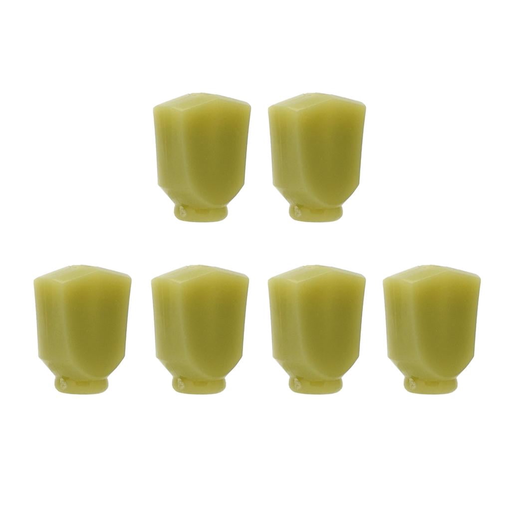 Rushawy 4xGuitar Tuning Pegs Machine Heads Knob Handle Caps Light Green