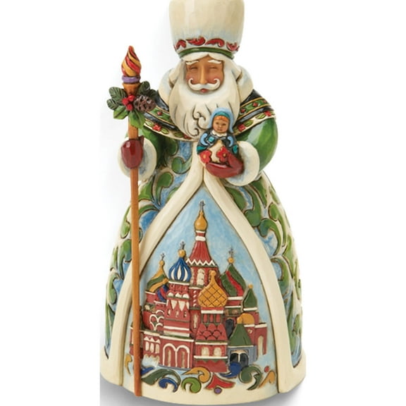 Fashion Jim Shore Russian Santa Figurine (3.75 X 3.25) Made In China gm9624