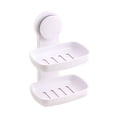 thumbnail image 1 of Billuyoard Jabonera fuerte sin perforaciones, soporte para almacenamiento de tazas, extraíble, de doble capa, organizador de pared, cocina, Juegos de accesorios de baño, 1 of 6