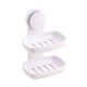thumbnail image 1 of Yuarrent Bandeja de jabón, soporte de almacenamiento de drenaje de taza fuerte sin perforaciones, organizador de pared extraíble de pisos, Juegos de accesorios de baño, 1 of 6