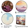thumbnail image 3 of Designart "Mountainside Pink Poppy Bloom" Flower Field Canvas Wall Art, 3 of 7