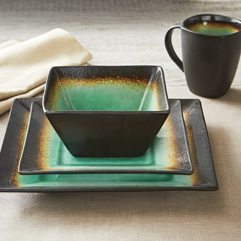 Jade Crackle Salad Plate - Square Shape - Walmart.com