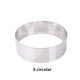 thumbnail image 2 of Ounissouiy Mousse Cake Mold Acero inoxidable Postre Molde Chocolate DIY Sugarcraft Pastelería Moldes Fondant Galletas Utensilios para hornear Herramientas y accesorios para hornear tipo 3 Ounissouiy HA081726-03, 2 of 6
