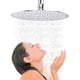thumbnail image 1 of Cabezal de ducha tipo lluvia de alto flujo de acero inoxidable de grado 304, de 10" con montaje en pared o techo y ajuste universal, 1 of 5