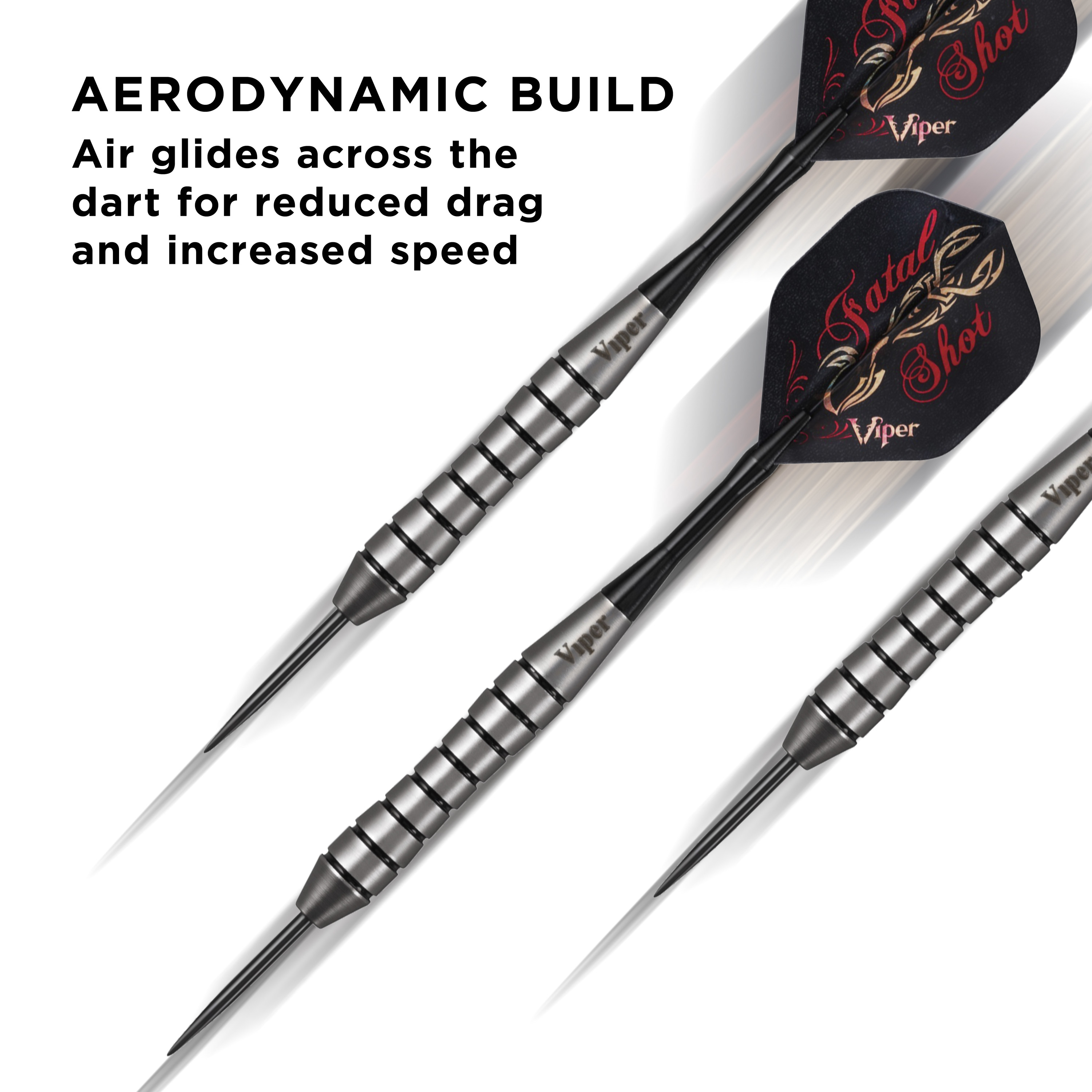 Viper Underground Fatal Shot Steel Tip Dart Set, 24 Grams