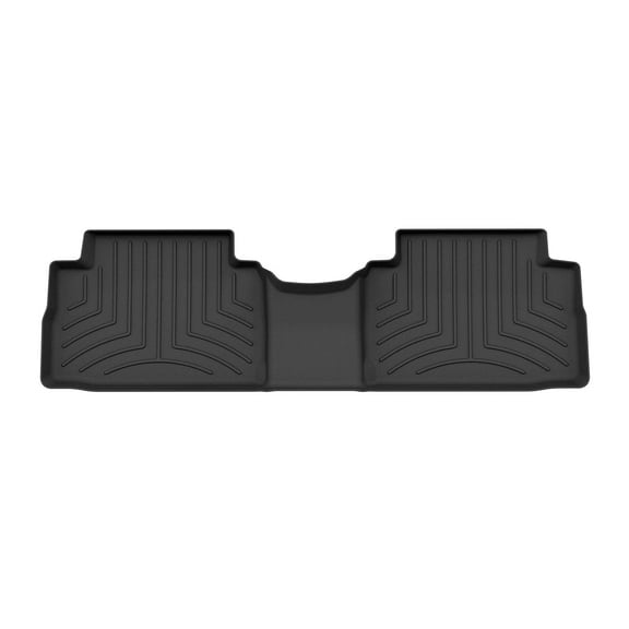 WeatherTech FloorLiner HP Custom Fit Floor Mats compatible with 2021-2023 Hyundai Santa Fe - 2nd Row, Black