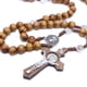 thumbnail image 3 of Rosario De Madera Hecho A Mano, Collar Con Cruz Católica, Regalos Católicos Perfectos ANGGREK Otros, 3 of 5