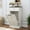 Antique White, variant on Double Trash Can Cabinet, 26 Gallons Farmhouse Hidden Wood Garbage Can Bin Cabinet with Drawers, Tilt Out Laundry Hamper with Laundry Storage Basket for Bathroom, Kitchen, Antique White