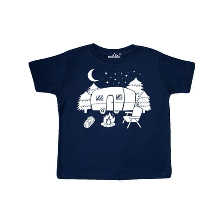 

Inktastic Camper In A Star Filled Night Gift Toddler Boy or Toddler Girl T-Shirt