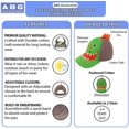 thumbnail image 3 of Gorro de béisbol para niños pequeños con diseños variados de animales Critter, gorro para niños y niñas de 2 a 4 años Accesorios ABG  Sombreros, 3 of 6