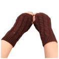 thumbnail image 3 of SUXIAN Winter Gloves Women Mobile Keep Knitted Warm Riding Phone Touchscreen Cozy Soft Thermal Gloves W One Size, 3 of 3