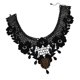 thumbnail image 5 of Collar gótico de Halloween Sunnimix Encaje Negro Hueco De Flor Búho, 5 of 8