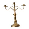 thumbnail image 4 of Candelabro con brazos, centro de mesa, accesorio de fotografía, soporte de vela decorativo Simple para fiesta, boda, decoración del hogar 3 brazos dorados, 4 of 8
