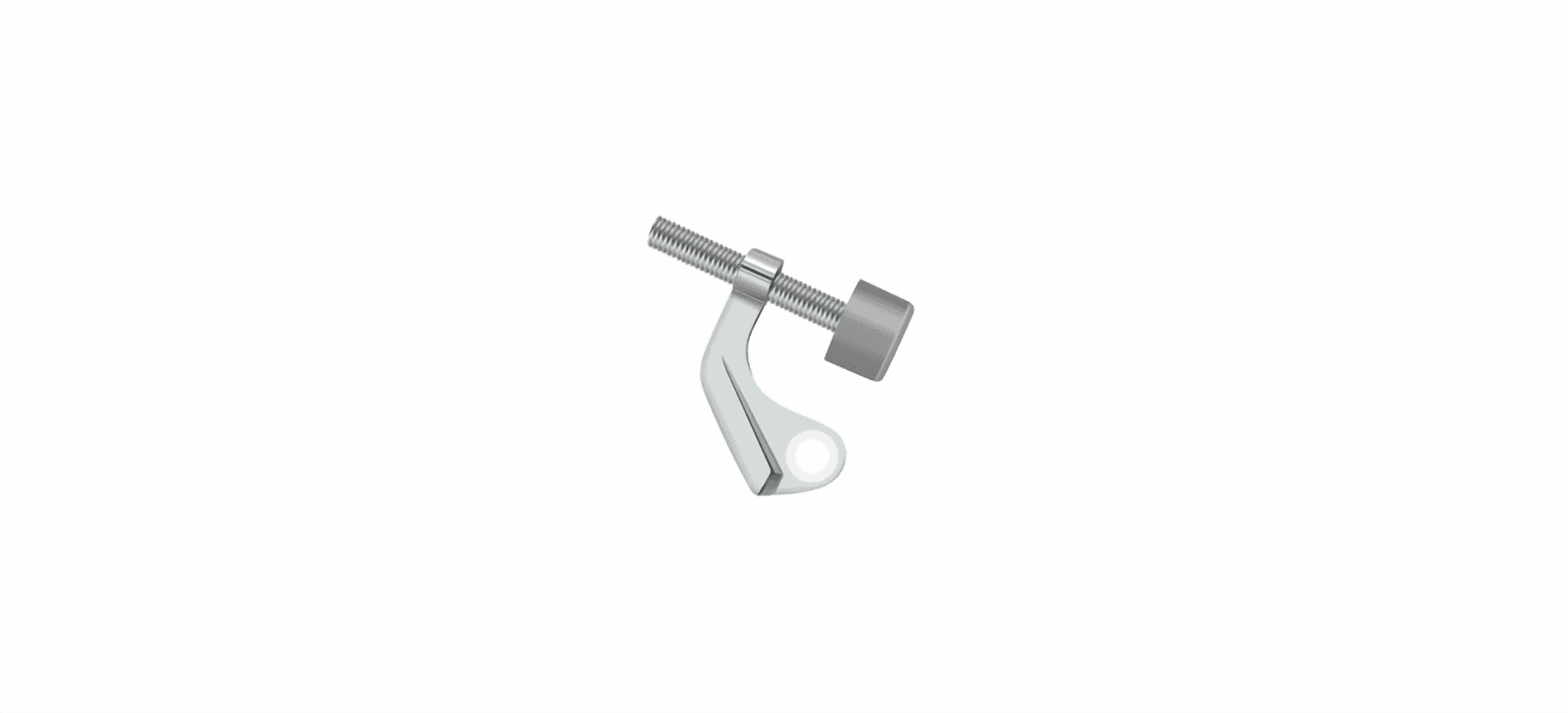 Deltana HPS88U26 Hinge Pin Stop; Hinge Mounted for Steel Hinge; Bright Chrome Finish