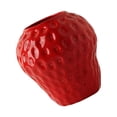 thumbnail image 1 of Ceramics Strawberry Vases Container Flower Vase for Kitchen Office Events Dried Flower Decoration, 1 of 9