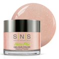 thumbnail image 1 of Sns Nail Dip Powder Gelous Color Dipping Powder - Misty Funk (Desnudos naturales melocotón/brillo pastel) - Color de uñas de larga duración dura 14 días - Bajo olor y no requiere lámpara UV - 1 oz, 1 of 1