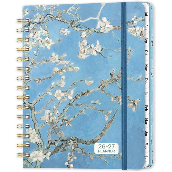 Academic Planner 2026-2027, Jul 2026-Jun 2027, 6.4 x 8.5 Inch Calendar Planner With Monthly Tabs, Hardcover, Thick Paper, Daily Organizer