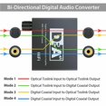 thumbnail image 3 of relayinert DAC Converter Digital Optical Coaxial/Toslink to Analog RCA L/R Audio Converter Adapter ForPS3 PS4 Xbox HDTV, 3 of 9