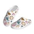 thumbnail image 2 of Lsque Cartoon Animals Pattern Womens Comfort Cotton on Scuff With Memory Foam and Anti-skid Sole Slipper-44/45, 2 of 7