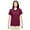 MAROON, variant on Gildan Ladies' Performance 5.6 oz. Double Piqué Polo - G458L