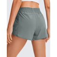 thumbnail image 2 of Shorts CRZ YOGA Cintura Alta 6.3 cm Secado Rápido Gris Salvia, 2 of 5