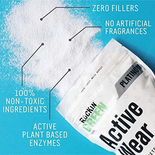 Rockin' Green, Natural Laundry Detergent Powder, Odor Fighter, 45 oz (90 Loads per Pack) - image 2 of 4