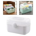 thumbnail image 6 of Portable First Aid Carrying Organizer with Compartments Family Bandages Car , White M, 6 of 8