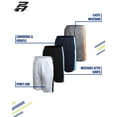 thumbnail image 5 of Pro Athlete Boys Athletic Shorts - 4 Pack Quick Dry Mesh Basketball Gym Shorts for Boys (5-16), 5 of 7