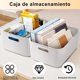 thumbnail image 4 of Cestas de Almacenamiento Plásticas con Tapa, Caja de Almacenamiento para Armario, Cesta de Plástico con Tapa, Contenedores Plásticos para Organizar el Hogar, 4 of 4