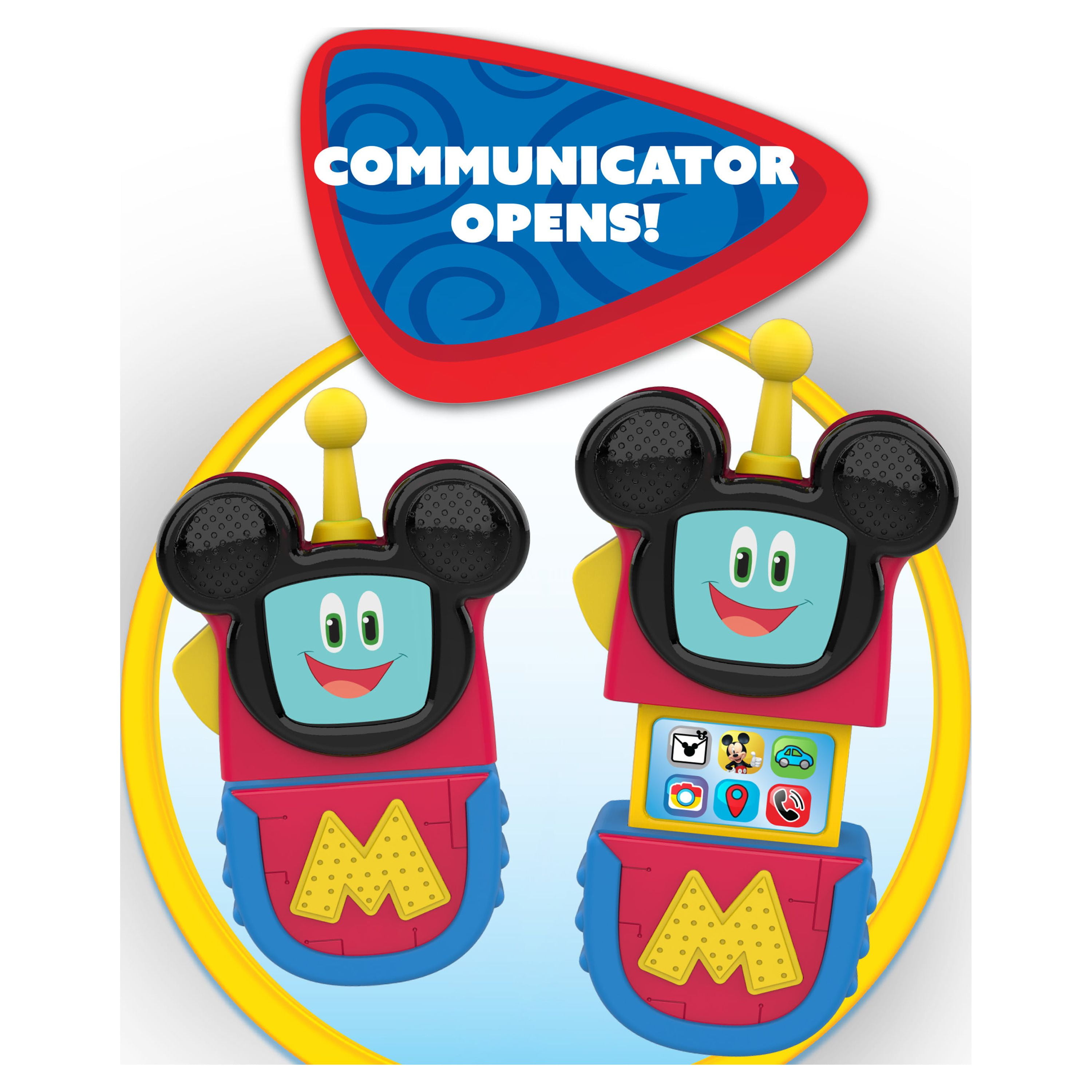 Disney Junior Mickey Mouse Funhouse Communicator with Lights and Sounds, Officially Licensed Kids Toys for Ages 3 Up, Gifts and Presents