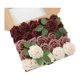 thumbnail image 1 of 25 rosas artificiales de tallo largo de tacto real, ramo de rosas de seda sintética para bodas, fiestas, centros de mesa y decoración de festivales., 1 of 8