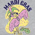 thumbnail image 3 of CafePress - Mardi Gras Flamingo Long Sleeve T Shirt - Womens Baseball Tee, 3 of 4