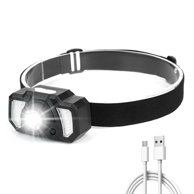 Ángulo de faro del ABS Ajustable Impermeable Multi-MODE XPE SMD 175LM Faro de la luz delicadura interior Outdoor Viajar Noche Linterna de trabajo Inevent OD003456-00B