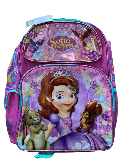 Disney's Sofia The First Deluxe 16' Large Size Backpack