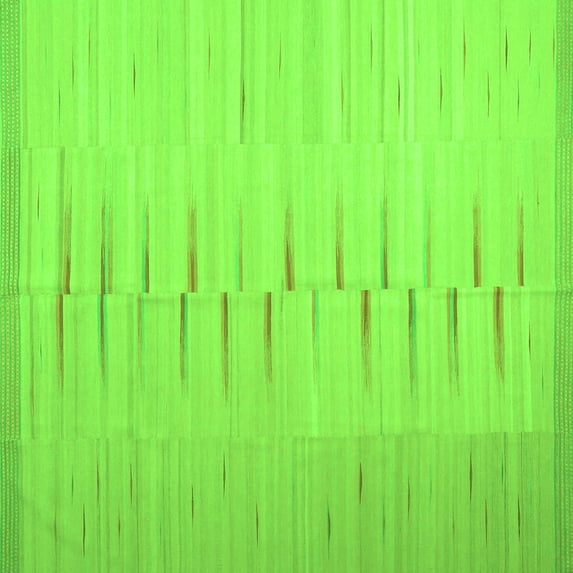 Ahgly Company Indoor Square Abstract Green Contemporary Area Rugs, 8' Square