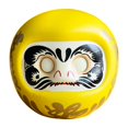 thumbnail image 1 of Muñeca de cerámica Zulema Daruma Fengshui amarillo 10x10x10cm, 1 of 6