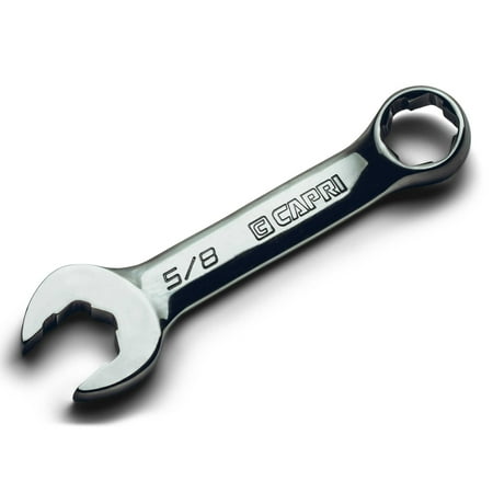 UPC: 0886352117913 | Capri Tools 5/8 in. WaveDrive Pro Stubby Combination Wrench for Regular and Rounded Bolts