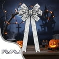 thumbnail image 2 of CuiLiyq Halloween Ghost Wired Edge Ribbon, Halloween Pumpkin Ribbon for Wreaths, for Floral Bow Making Wreath Craft DIY Party Decor, 2 of 6