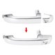 thumbnail image 4 of Manija de la puerta Exterior del coche exterior del lado izquierdo delantero 82661-3J000 para Hyundai Veracruz 2007-2012 tono plateado cromado Unique Bargains Puerta Manija, 4 of 8