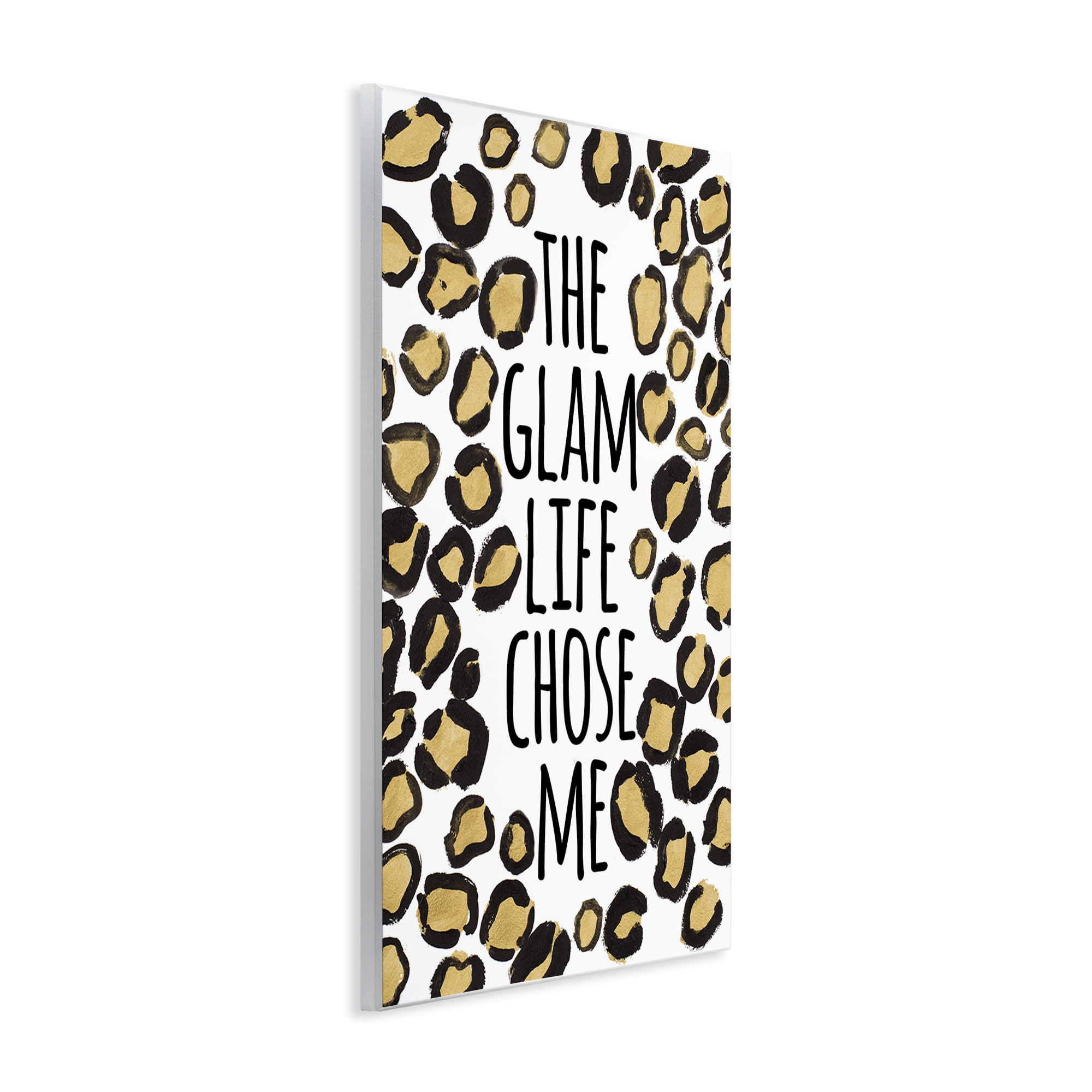 Stupell Industries Glam Life Chose Me Typography Painting Unframed Art Print Wall Art, 10 x 15