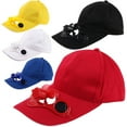 thumbnail image 4 of Limei Solar Power Fan Cap Baseball Golf Hat Cool Your Face in Hot Sun Summer (Yellow), 4 of 7