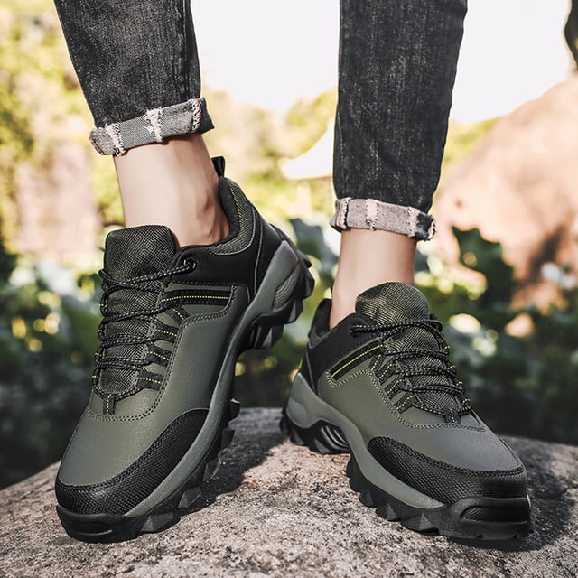 Zapatillas De Entrenamiento Botas de senderismo para hombre, Botas de escalada impermeables y resistentes al desgaste para actividades al aire libre DQrwqpou Tenis De Mujer Tenis De Hombre