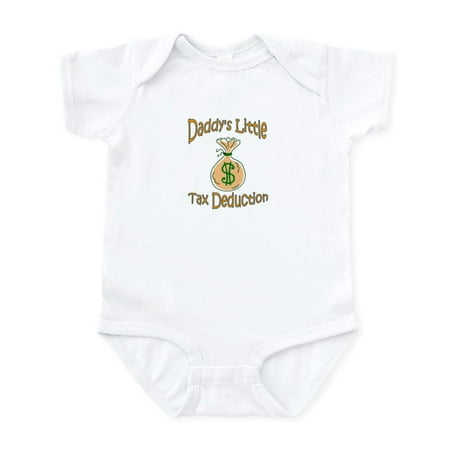 

CafePress - Daddy s Little Tax Deduction Infant Bodysuit - Baby Light Bodysuit Size Newborn - 24 Months