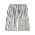 thumbnail image 3 of Womens Modal Nursing Shorts Tear Away Post-Surgery Split Open Recovery Bottoms Bedridden Patient Pants Summer Pajamas Gray, M, 3 of 6