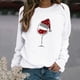 thumbnail image 1 of Puntoco Mujeres Casual Navidad Sudaderas térmicas Cuello Redondo Manga Larga Camisetas Sueltas Puntoco Puntoco-750, 1 of 3